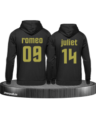 Romeo & Juliet Hoodie schwarz