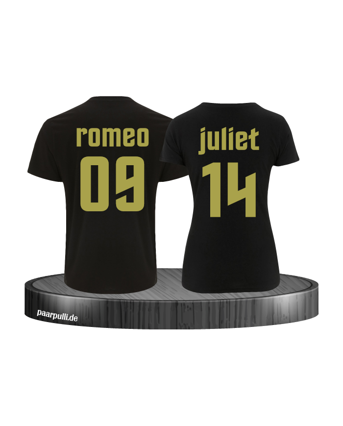 Romeo & Juliet Shirts schwarz