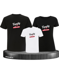 Family can fix everything 3er Familienset T-Shirts