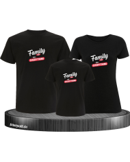 Family can fix everything 3er Familienset T-Shirts