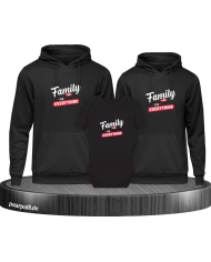 Family can fix everything 3er Hoodies mit Baby Body