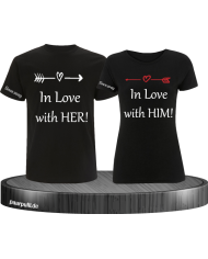 Pärchen-Shirt  Heart-Arrow in love