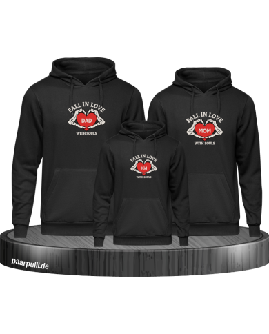 Fall in Love with Souls 3er Hoodies Fall in Love with Souls 3er Hoodies