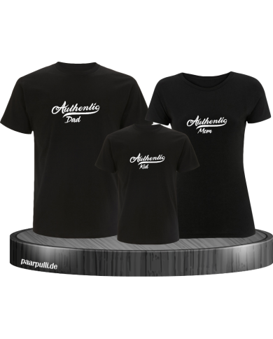 Authentic Family 3er Familienset T-Shirts Authentic Family 3er Familienset T-Shirts