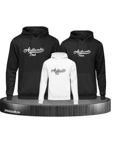 Authentic Family 3er Hoodies Authentic Family 3er Hoodies