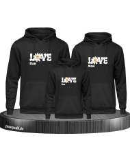 Love Flower 3er Hoodies