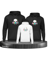 Kawaii or Die 3er Hoodies