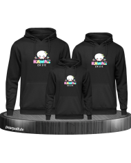 Kawaii or Die 3er Hoodies