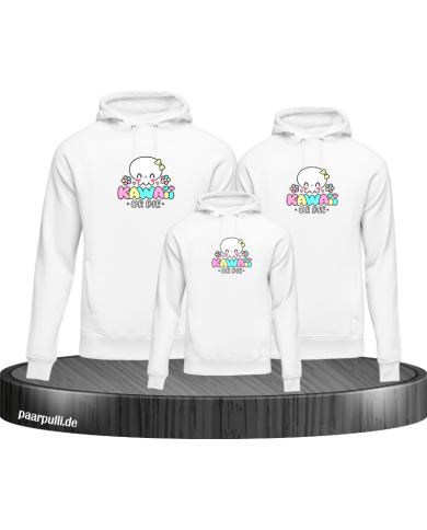 Kawaii or Die 3er Hoodies Kawaii or Die 3er Hoodies