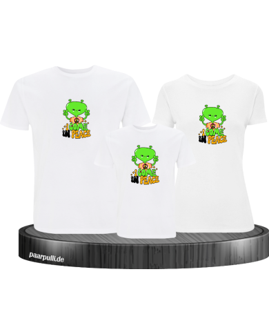 I come in Peace 3er Familienset T-Shirts I come in Peace 3er Familienset T-Shirts