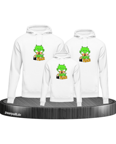 I come in Peace 3er Hoodies I come in Peace 3er Hoodies