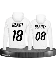 Beauty Beast Partnerlook Hoodies