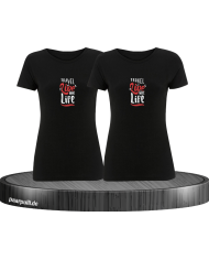 Live your Life and Travel - Best Friends T-Shirt Set