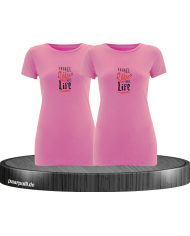 Live your Life and Travel - Best Friends T-Shirt Set