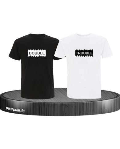 Double Trouble Shirt schwarz-weiß