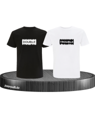 Double Trouble Shirt schwarz-weiß