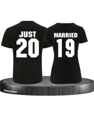 Just Married Couple Set T-Shirts