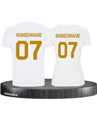 Wunschname Partnerlook Shirts