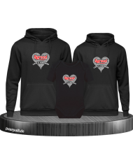 Spread Love and Kindness 3er Hoodies mit Baby Body