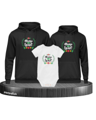 Always in my Heart 3er Hoodies mit Baby Body