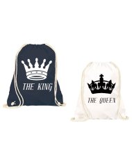 The King The Queen Partner-Turnbeutelset