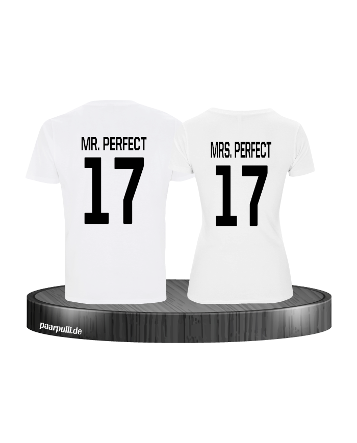 Mr Mrs Perfect Partnerlook T-Shirts