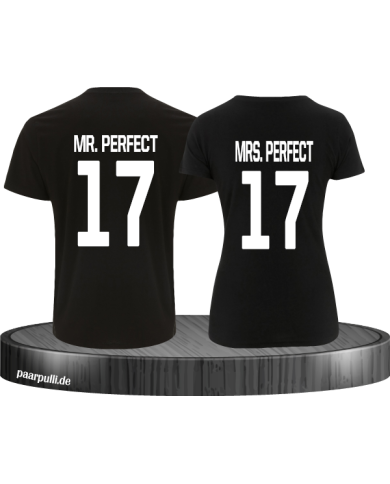 Mr Mrs Perfect Partnerlook T-Shirts
