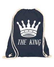The King The Queen Turnbeutel schwarz