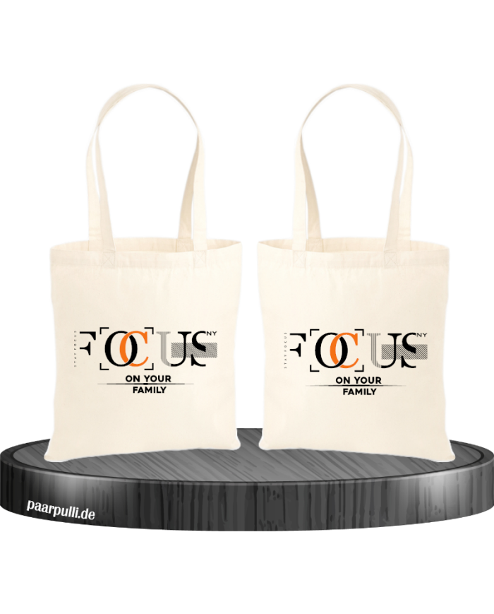 Focus on your Family Jutebeutel