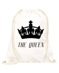 The King The Queen Turnbeutel weiß