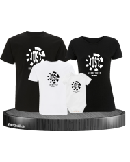 Just need your Family 4er Familienset T-Shirts mit Babybody