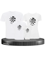 Just need your Family 4er Familienset T-Shirts mit Babybody