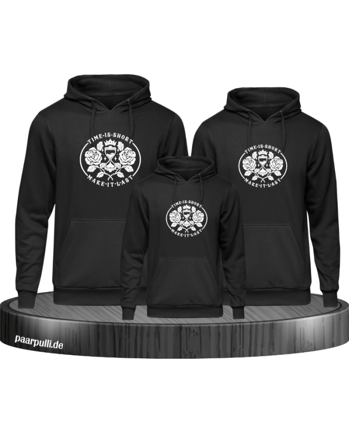 Time is short 3er Hoodies
