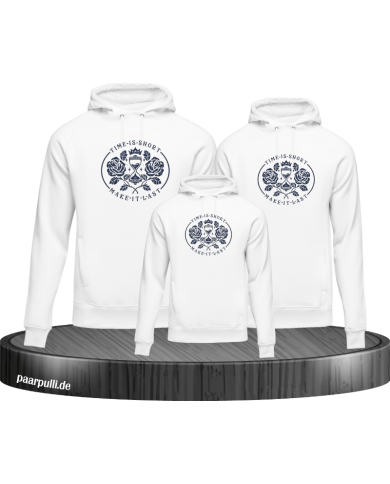 Time is short 3er Hoodies Time is short 3er Hoodies