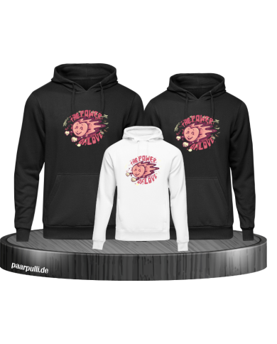 Power of Love 3er Hoodies Power of Love 3er Hoodies