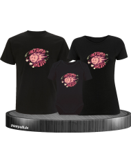 Power of Love 3er Familienset T-Shirts mit  Babybody
