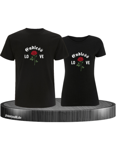Endless Love mit Rose T-Shirt Endless Love mit Rose T-Shirt