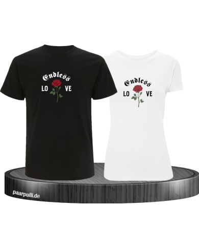 Endless Love mit Rose T-Shirt Endless Love mit Rose T-Shirt