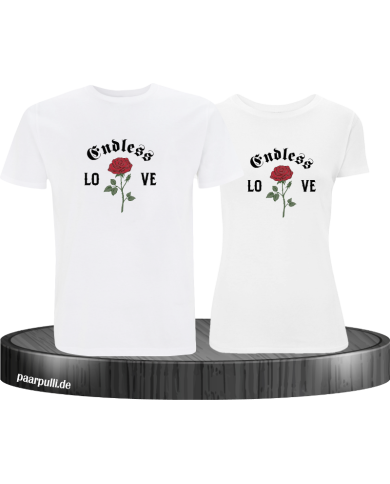 Endless Love mit Rose T-Shirt Endless Love mit Rose T-Shirt