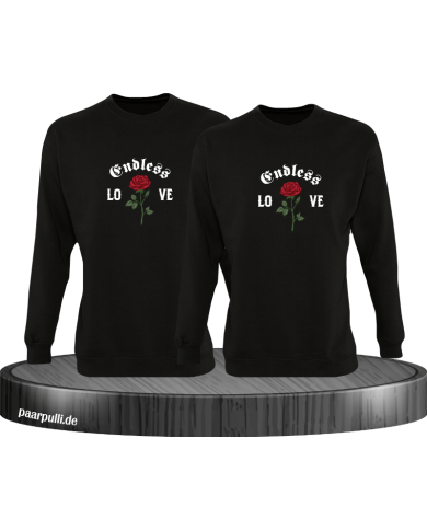 Endless Love mit Rose Sweatshirt Endless Love mit Rose Sweatshirt
