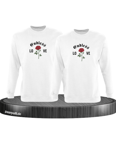 Endless Love mit Rose Sweatshirt Endless Love mit Rose Sweatshirt
