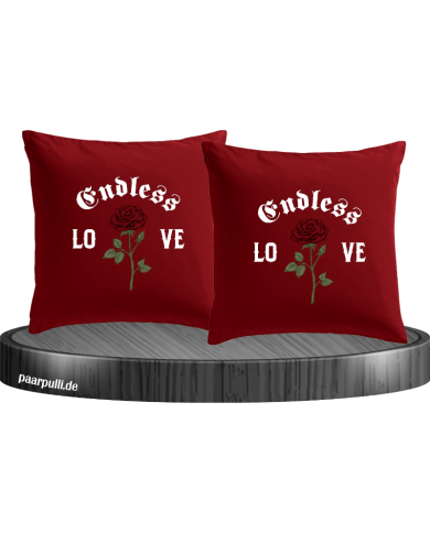 Endless Love mit Rose Kissenbezüge Endless Love mit Rose Kissenbezüge