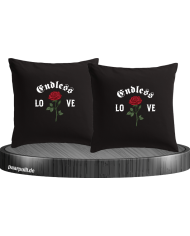 Endless Love mit Rose Kissenbezüge