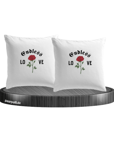 Endless Love mit Rose Kissenbezüge Endless Love mit Rose Kissenbezüge