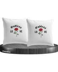 Endless Love mit Rose Kissenbezüge