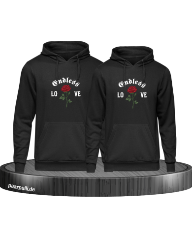 Endless Love mit Rose Hoodie Endless Love mit Rose Hoodie