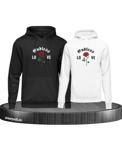 Endless Love mit Rose Hoodie Endless Love mit Rose Hoodie