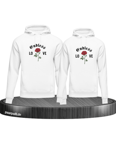 Endless Love mit Rose Hoodie Endless Love mit Rose Hoodie