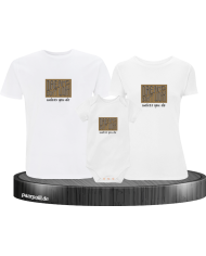 Dreams don't work unless you do 3er Familienset T-Shirts mit  Babybody