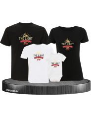 The Light inside of you 4er Familienset T-Shirts mit Babybody
